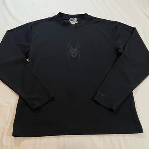 Spyder Men's Black Long Sleeve Tee